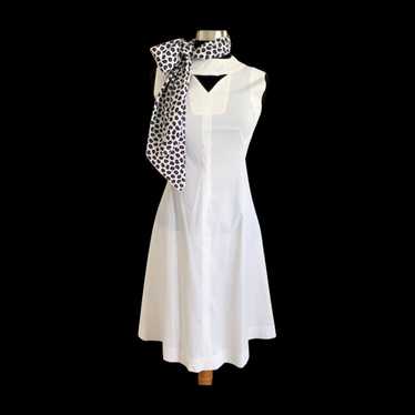 Vintage 1960s swiss dot dress - image 1