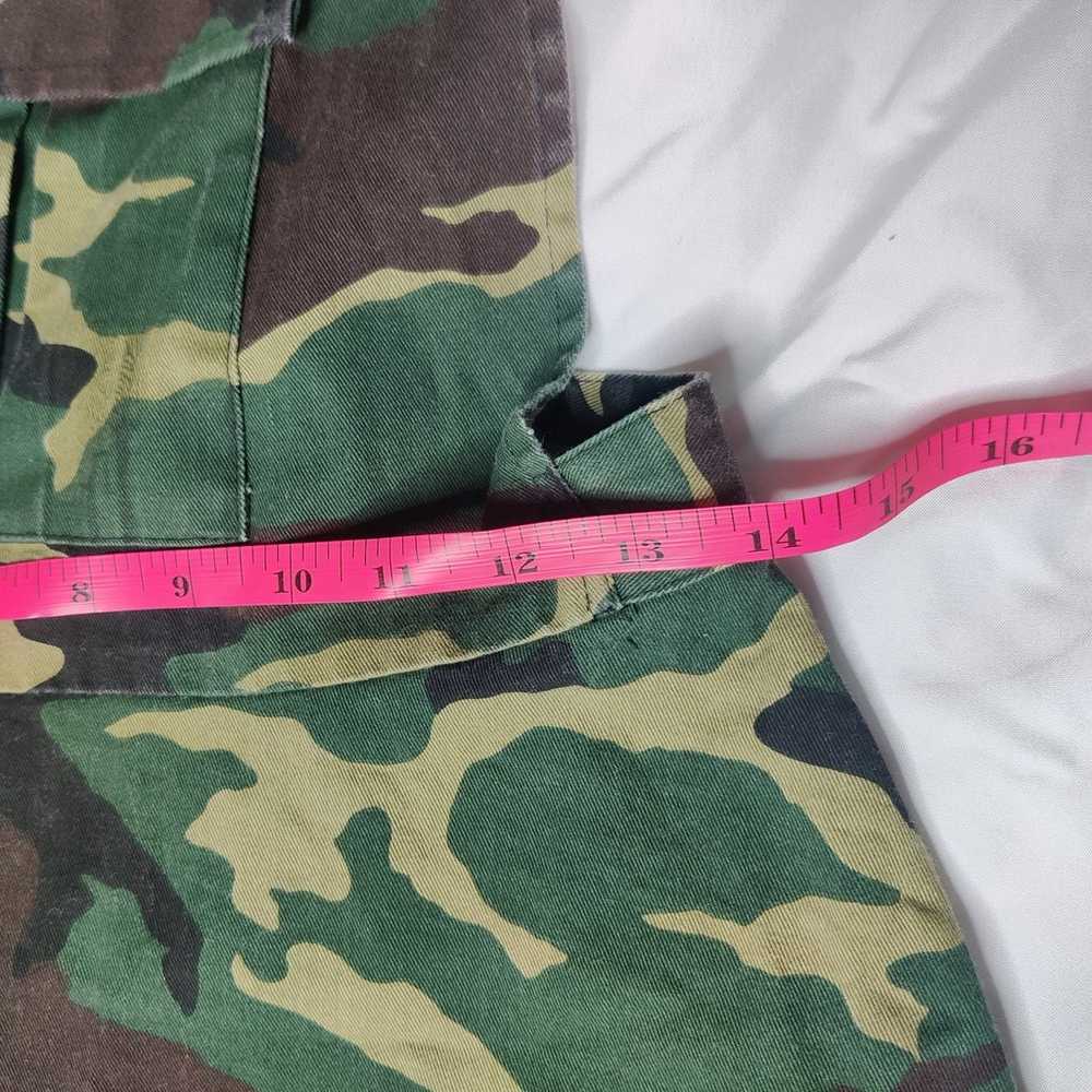 Rare Lip Service Vintage 90s Y2K Cotton Camo Over… - image 11