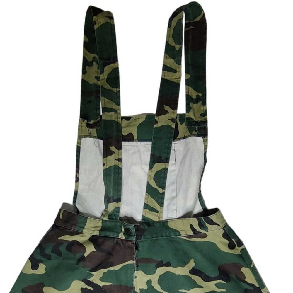 Rare Lip Service Vintage 90s Y2K Cotton Camo Over… - image 6