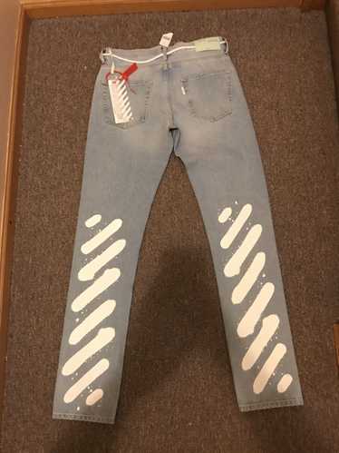 Off-White Off-White Blue Spray Denim - image 1