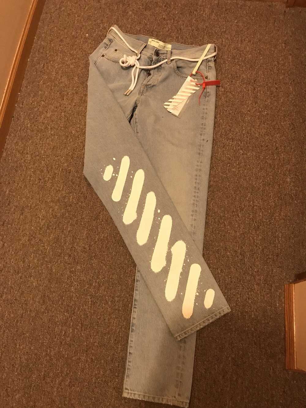 Off-White Off-White Blue Spray Denim - image 2