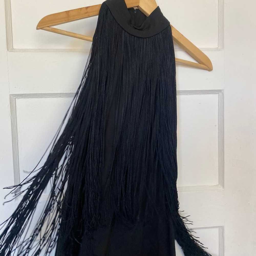 Vintage Ursula of Switzerland Fringe High Neck Ta… - image 10