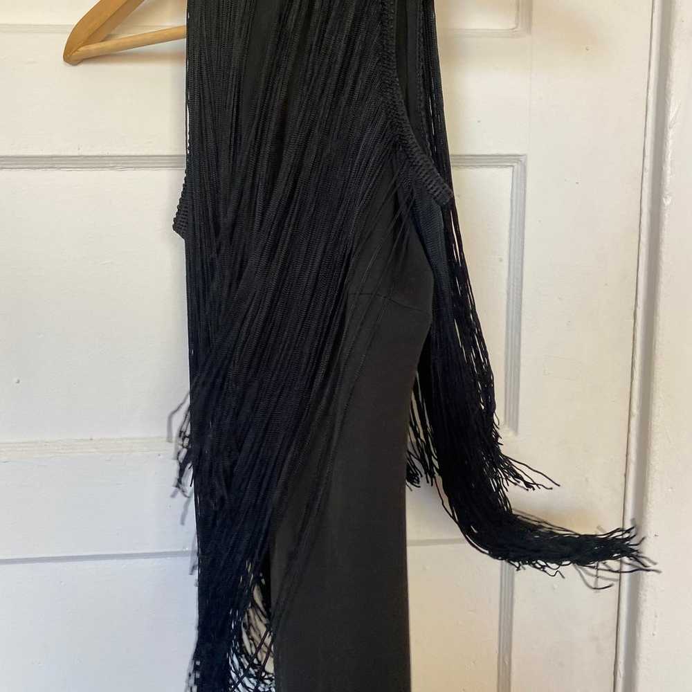 Vintage Ursula of Switzerland Fringe High Neck Ta… - image 7