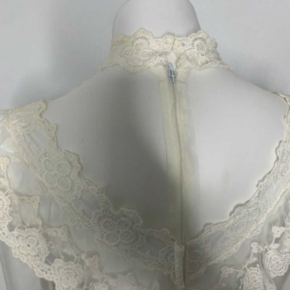 Vintage 1970/80s Union Made Wedding Gown - image 10