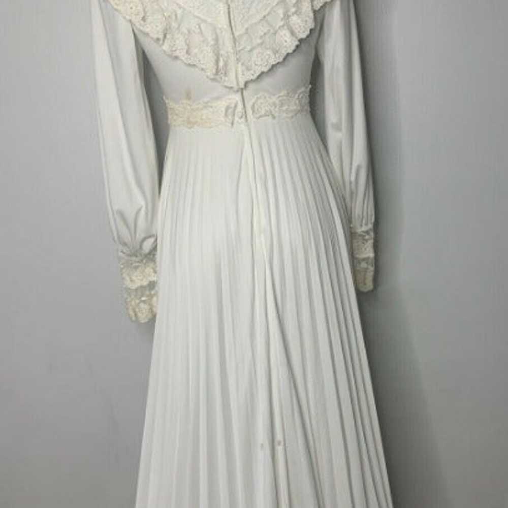 Vintage 1970/80s Union Made Wedding Gown - image 6