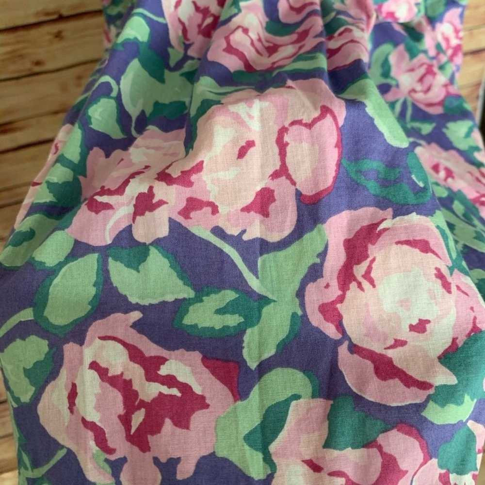 Vintage Laura Ashley Floral Cottagecore Tea Dress… - image 3