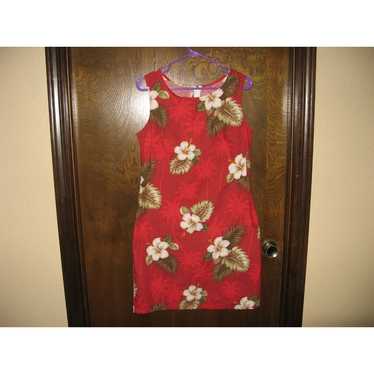 Vintage Womens Pacific Legend Apparel Red Hawaiia… - image 1