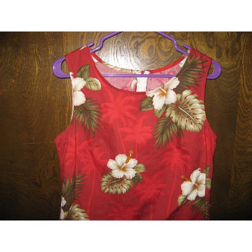 Vintage Womens Pacific Legend Apparel Red Hawaiia… - image 2