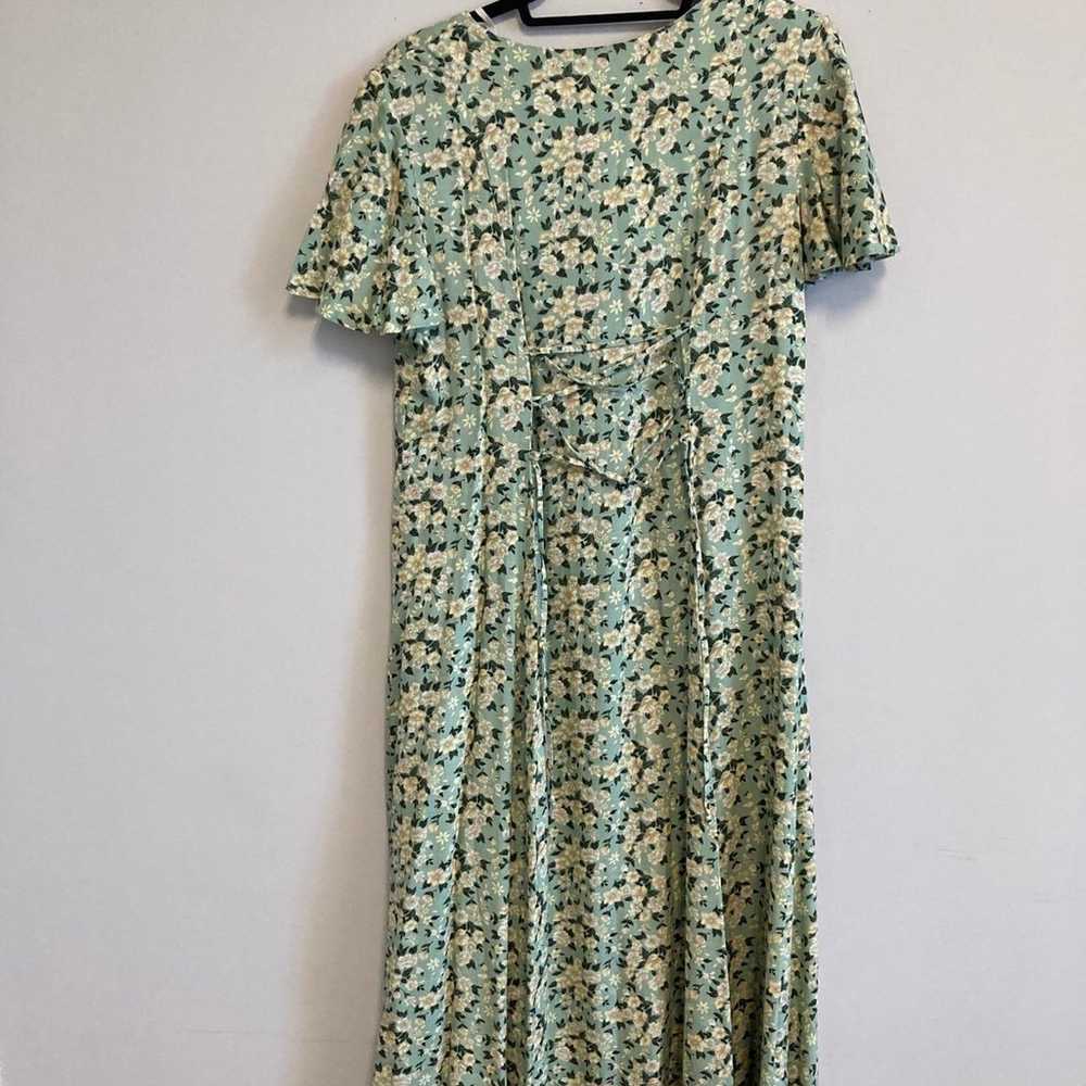 Vintage Fashion Bug Floral Maxi Dress - Size 14 - image 4