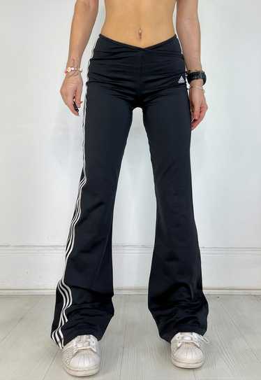 Vintage Y2k Adidas Joggers Low Rise Flare Tracksui