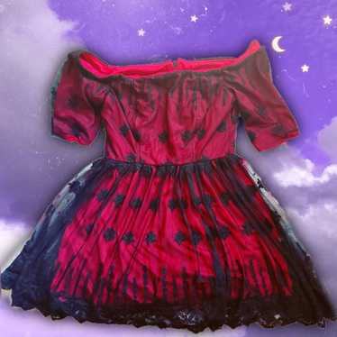 Beautiful Lace Gothic Mini Dress - image 1