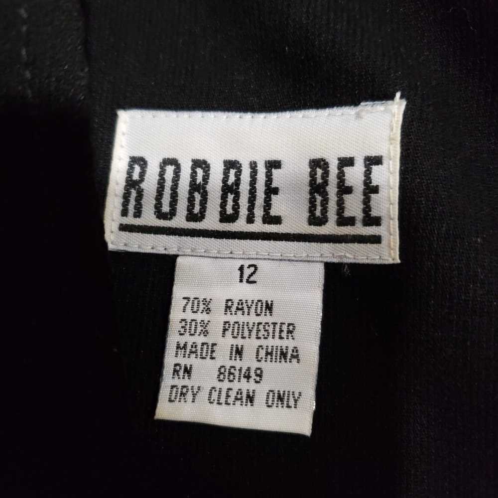 Vintage Robbie Bee Size 12 Black Sleeveless Sheat… - image 5