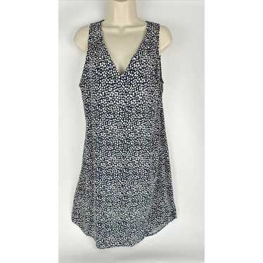 Old Navy Shift Dress LARGE Black & White Spotted … - image 1