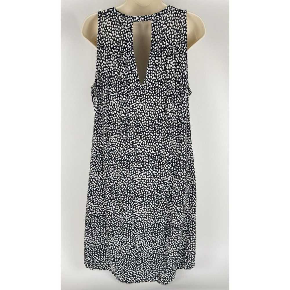 Old Navy Shift Dress LARGE Black & White Spotted … - image 3