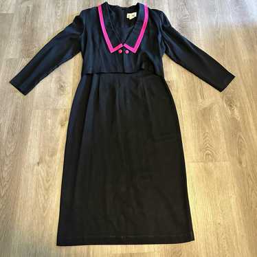 80’s DJ Summers Womens Dress size 14P - image 1