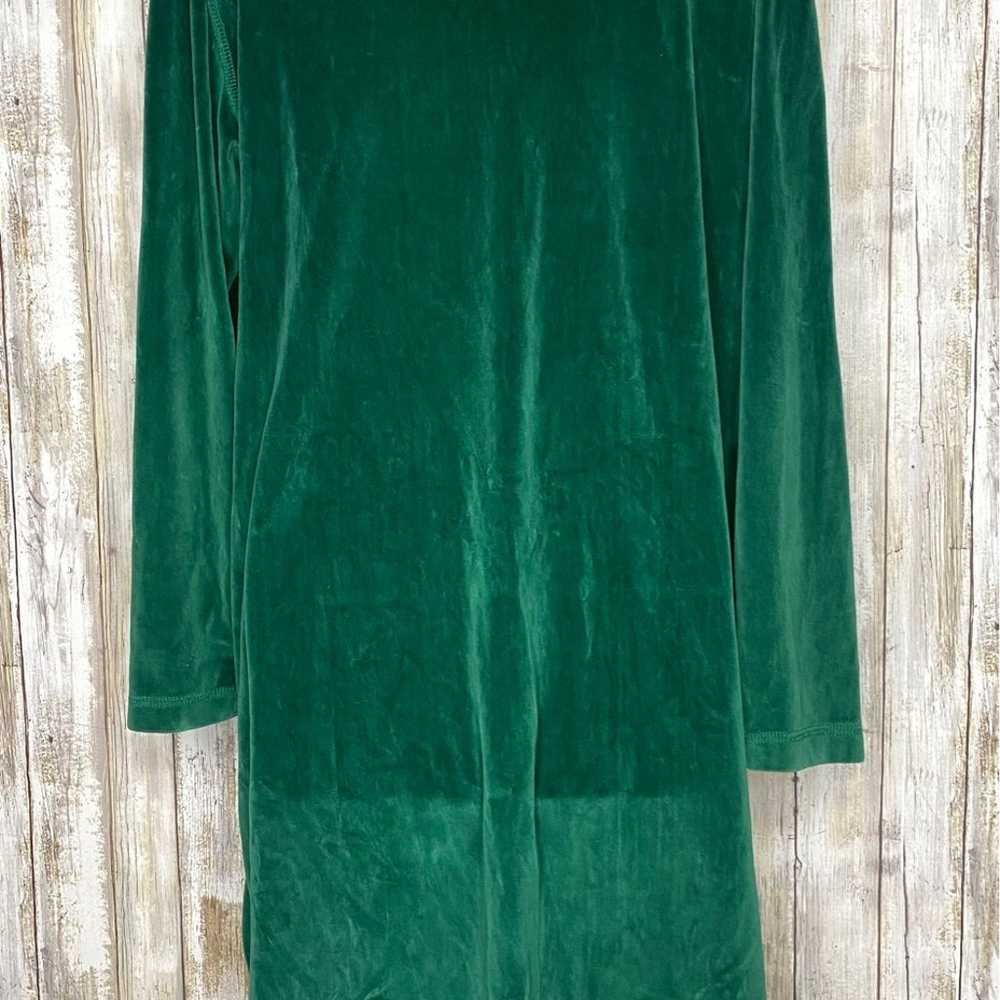 Vintage Susan Bristol Green Velvet Womens Dress S… - image 6