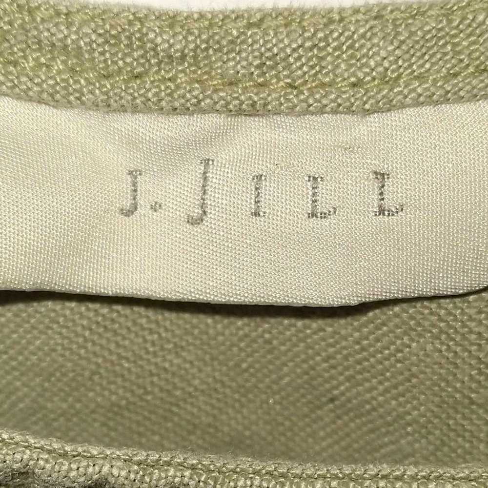 J JILL Linen Cottage Core Boho Granny Peasant Dre… - image 4