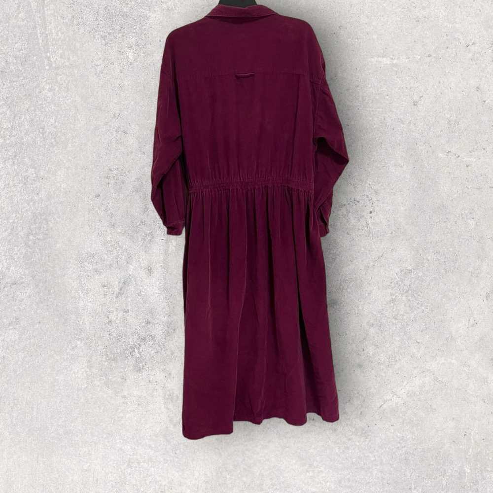 Vintage Eddie Bauer corduroy shirt dress - image 3