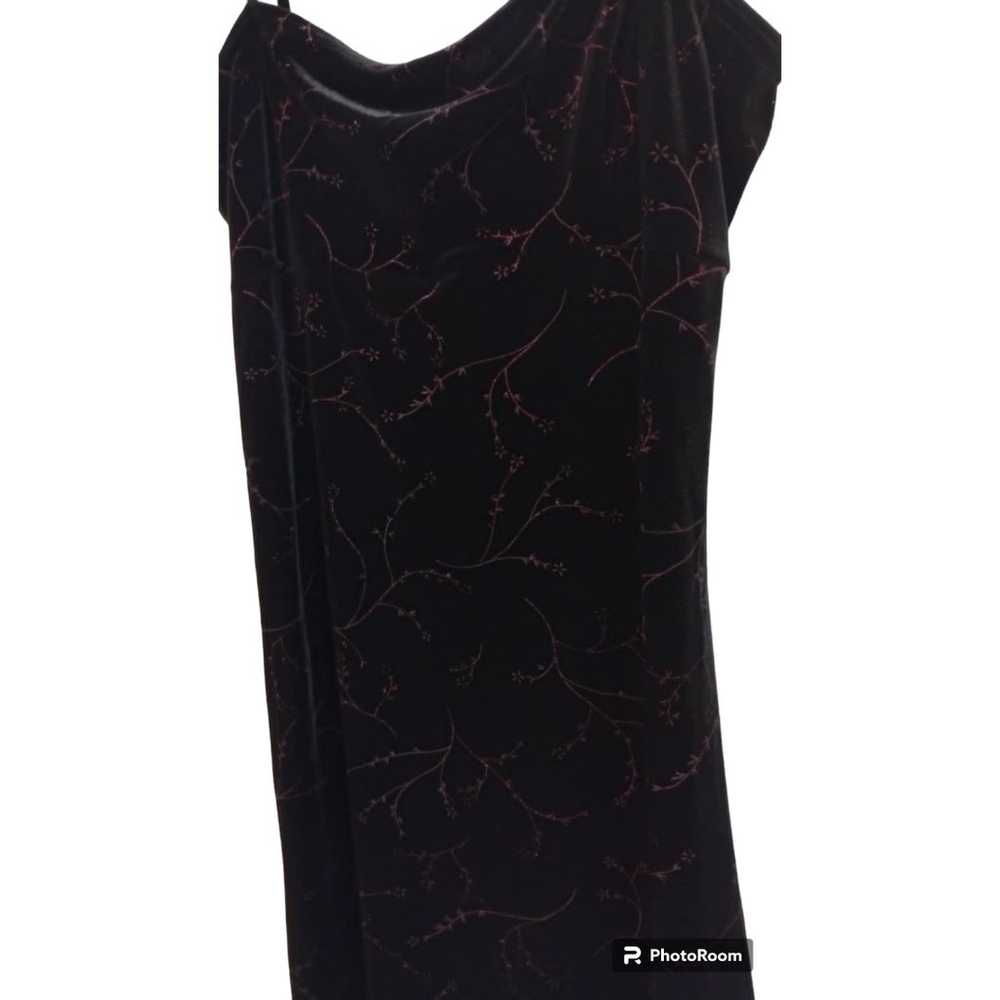 Jalate Y2K Vintage Black Velvet cami maxi dress - image 1