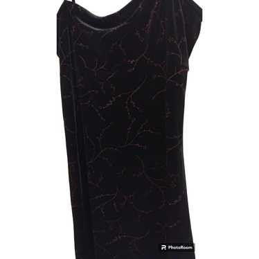 Jalate Y2K Vintage Black Velvet cami maxi dress - image 1