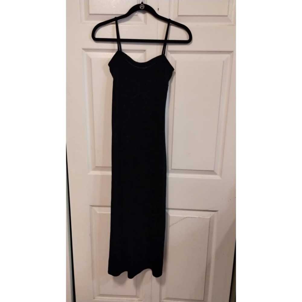 Jalate Y2K Vintage Black Velvet cami maxi dress - image 2