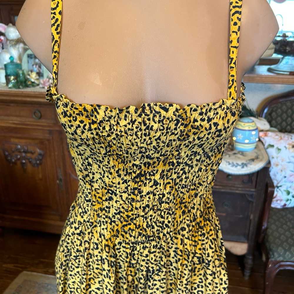 Vintage y2k leopard cheetah sundress - image 2