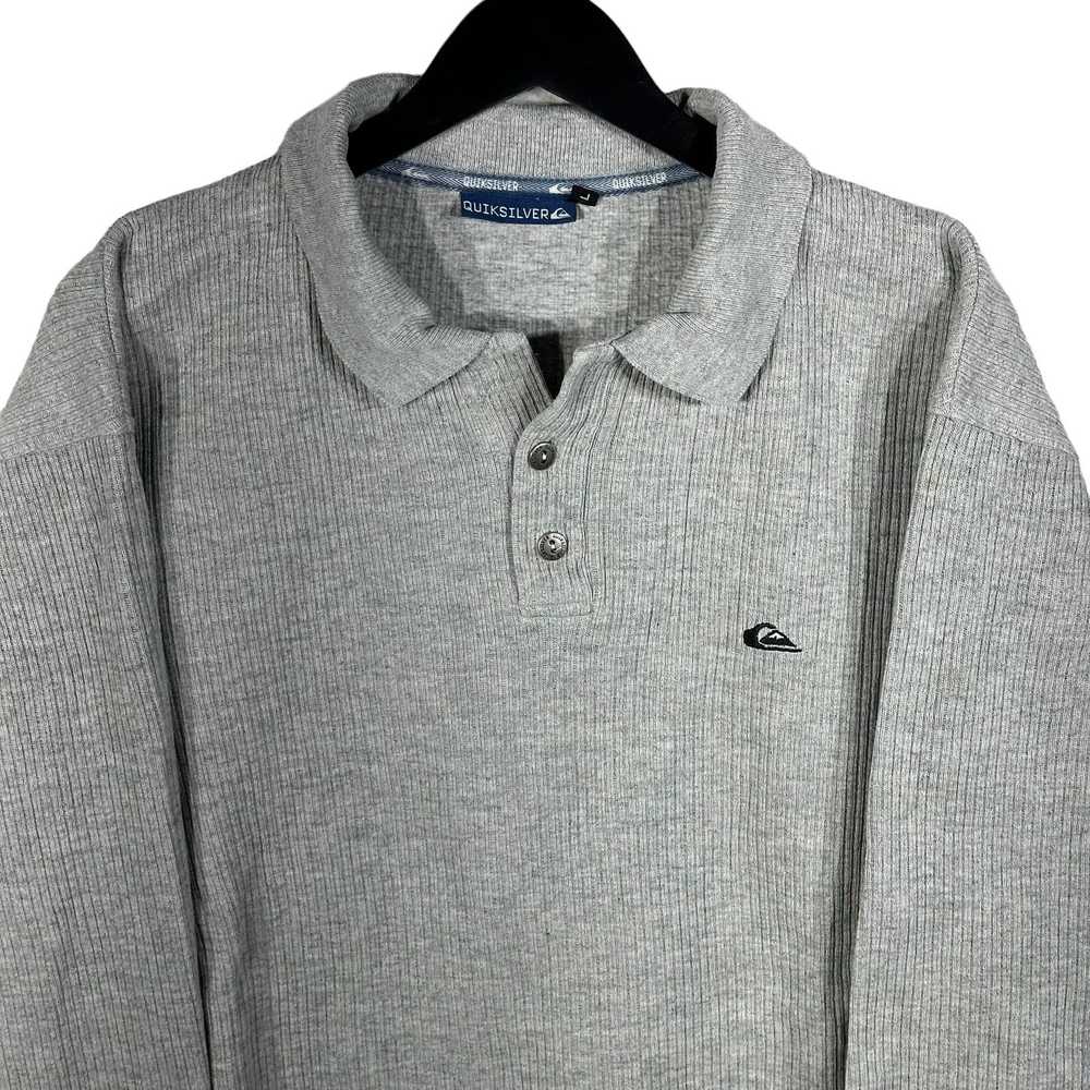 Quiksilver Vintage Quilksilver Ribbed Polo - image 2