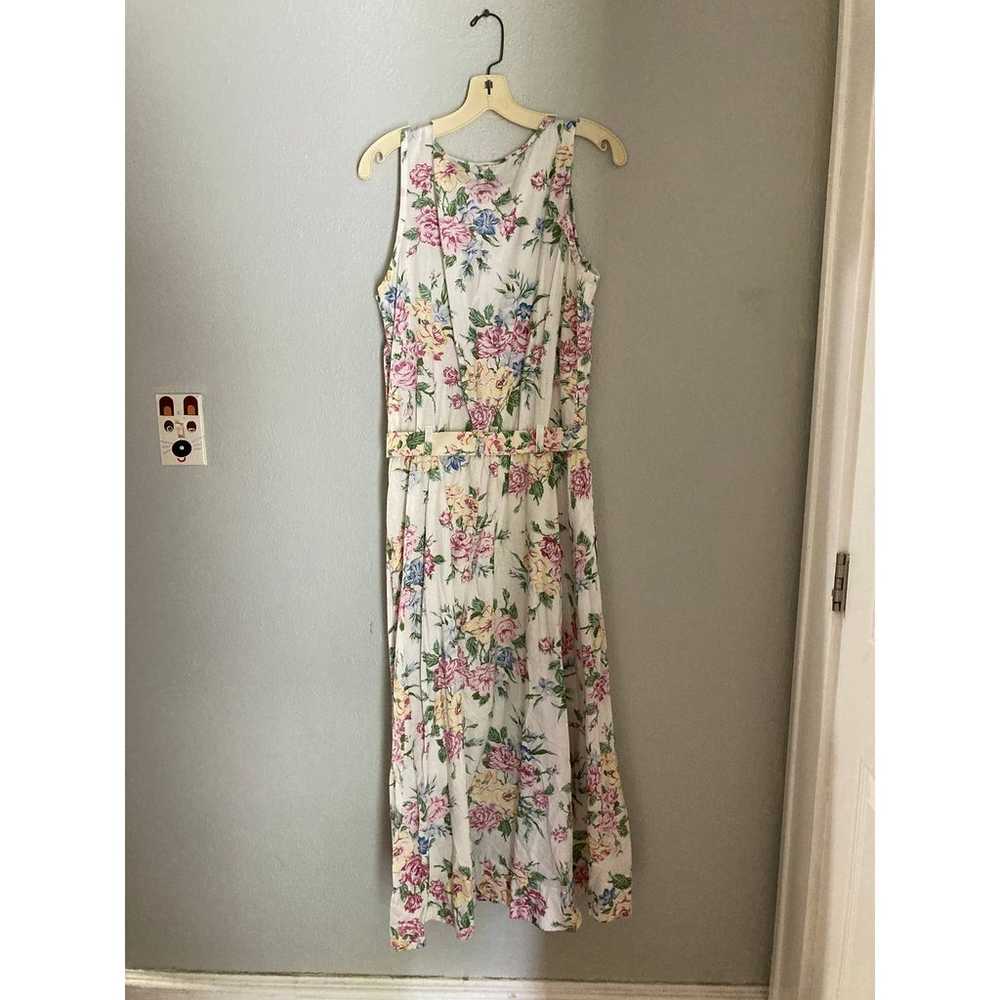 Vintage floral summer dress, Liz Claiborne Lizwea… - image 4