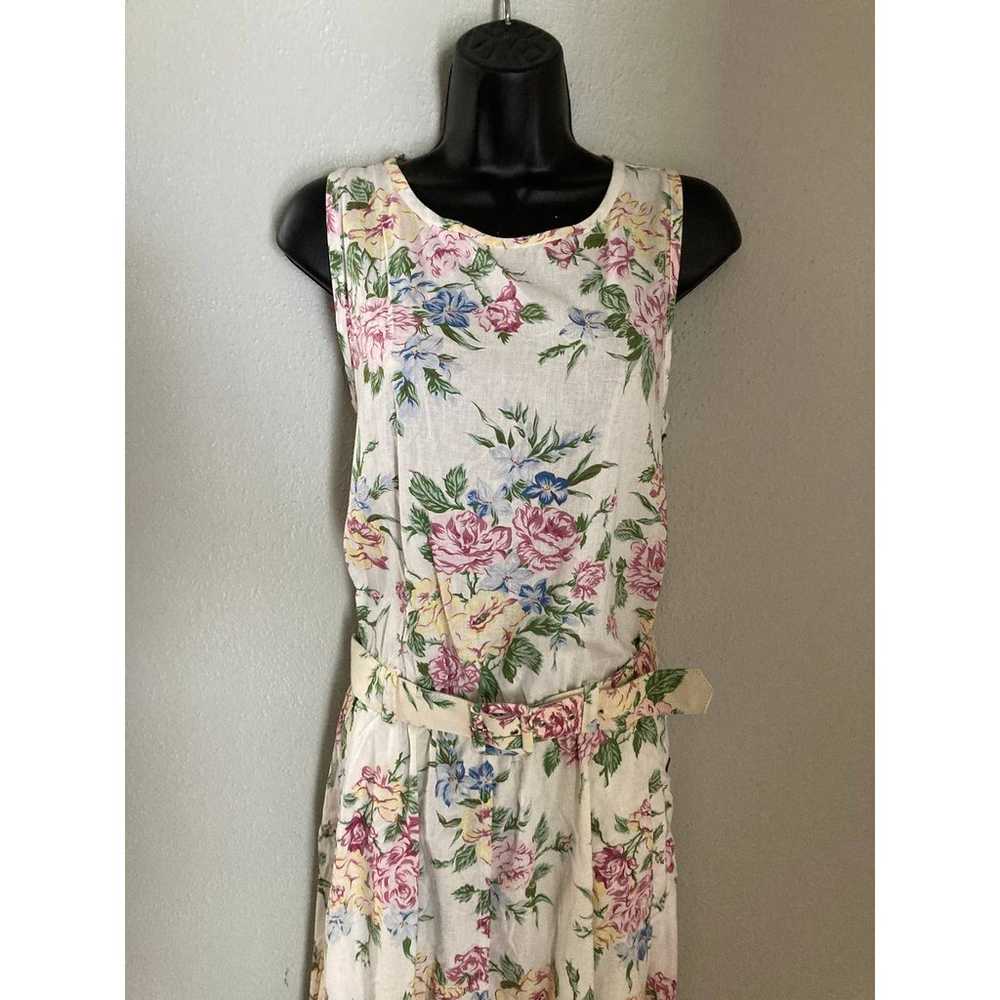 Vintage floral summer dress, Liz Claiborne Lizwea… - image 9