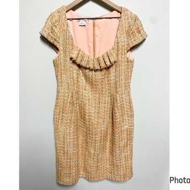 Kay Unger Tweed Silk Blend Dress. Sz: 12 - image 1