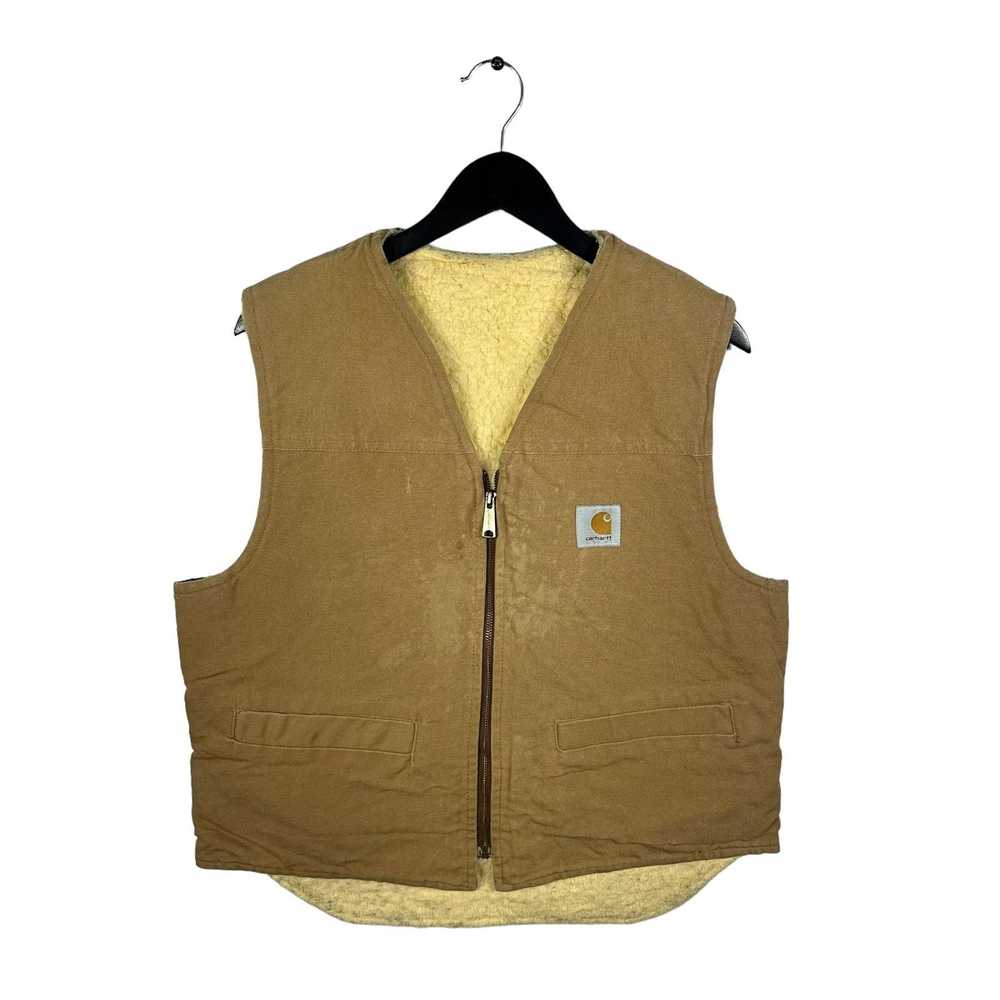 Carhartt Vintage Carhartt Sherpa Lined Vest - image 1