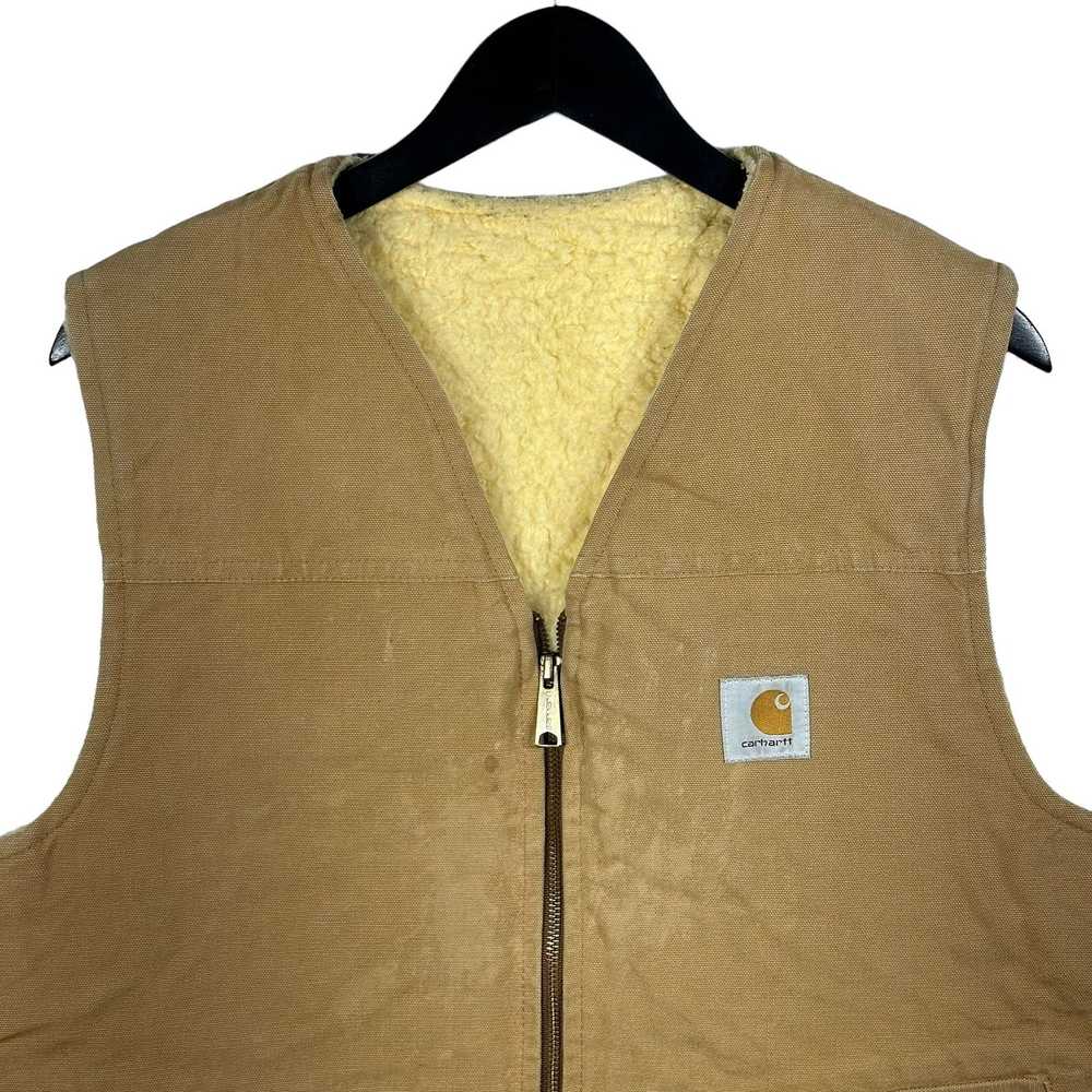 Carhartt Vintage Carhartt Sherpa Lined Vest - image 2