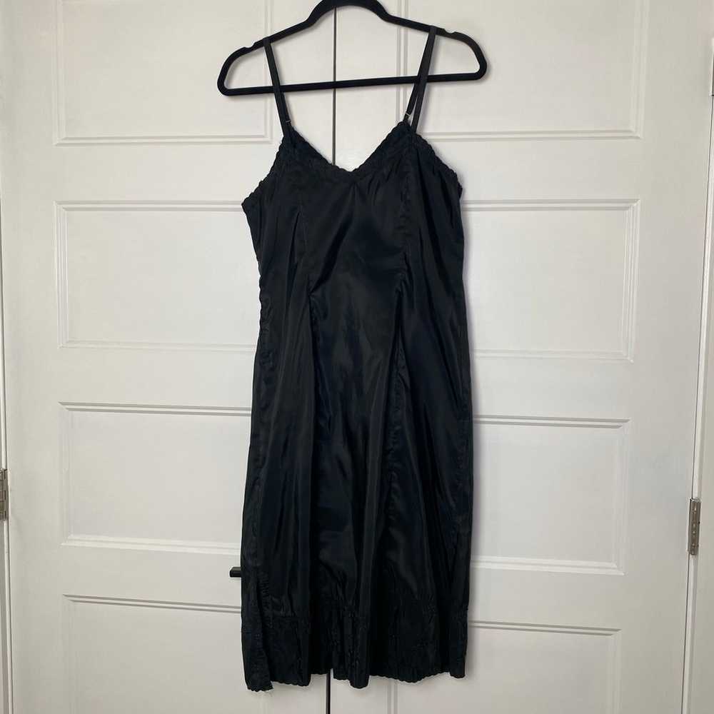 American Maid 1950s Vintage Black Night Slip Dres… - image 10