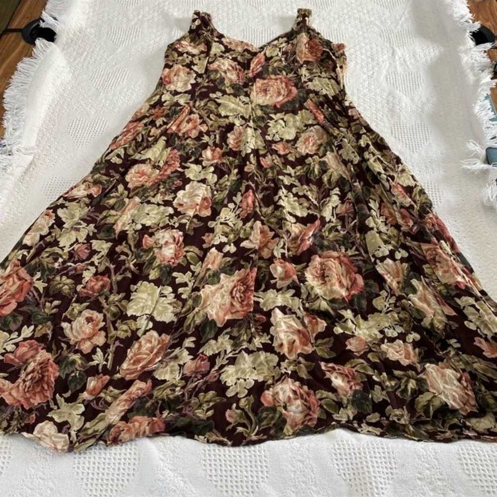 Nostalgia Floral Cottagecore Flowy Dress (M) - image 5