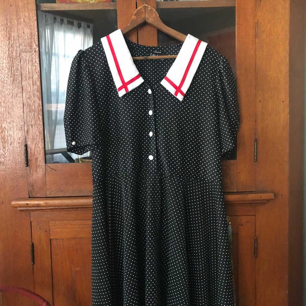 VTG Whirlaway Frocks polka dot 1950s - image 4