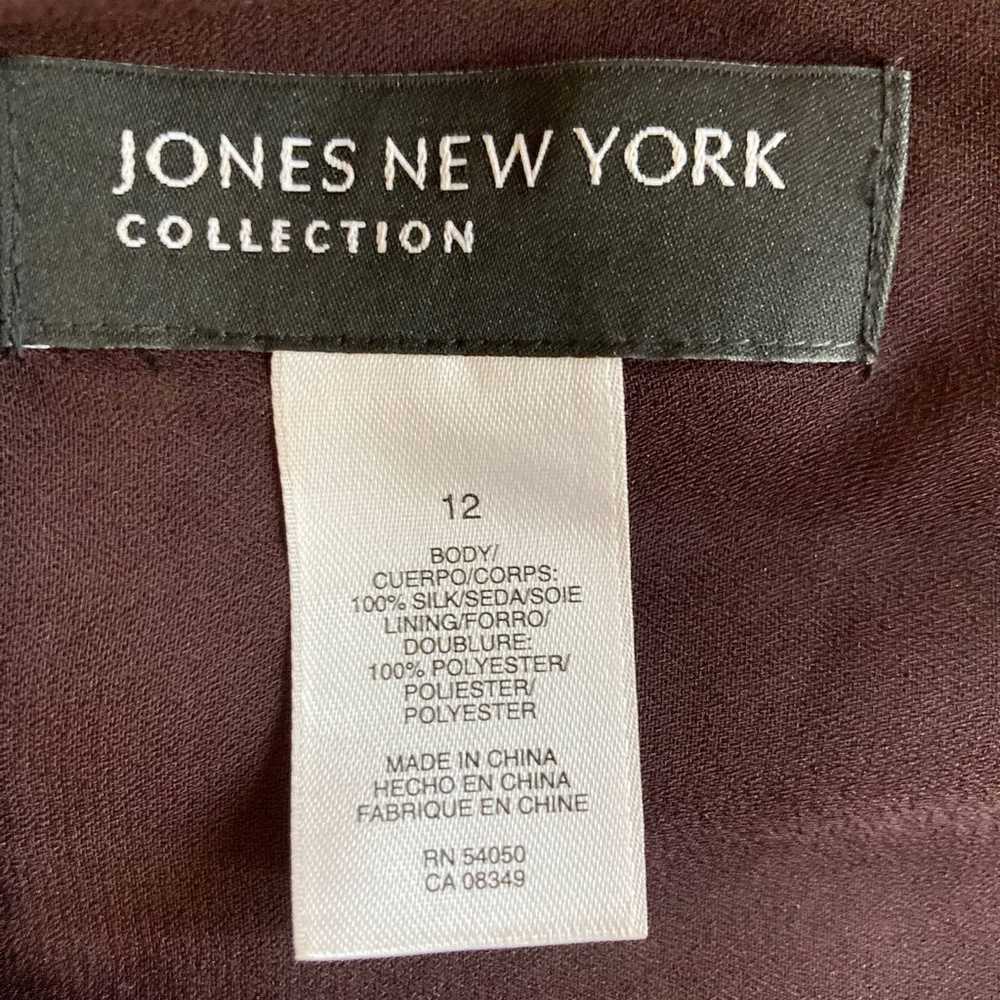 Jones New York Collection Earthy Print Silk Midi … - image 5