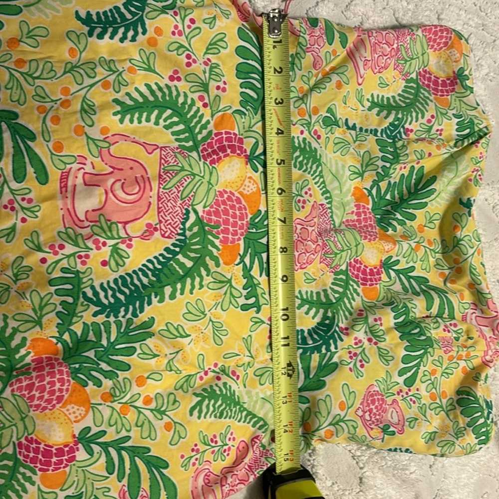 Vintage Lilly Pulitzer Yellow Dress Monkeys Jungle - image 4