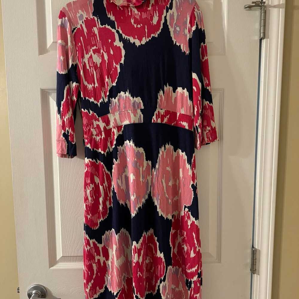 Lilly Pulitzer Pink Floral Silk Blend Dress - image 4