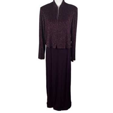 Vintage Alex Evenings 2 Piece Formal Dress with J… - image 1