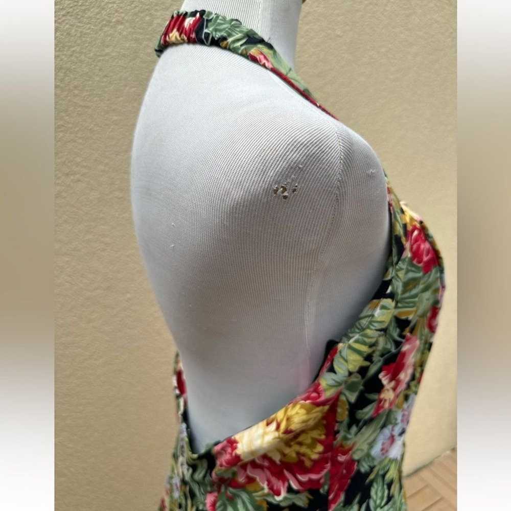 NWT M.J.Carroll Pinup Retro Style Floral Halter D… - image 6