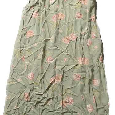 80s pastel floral florets market sundress