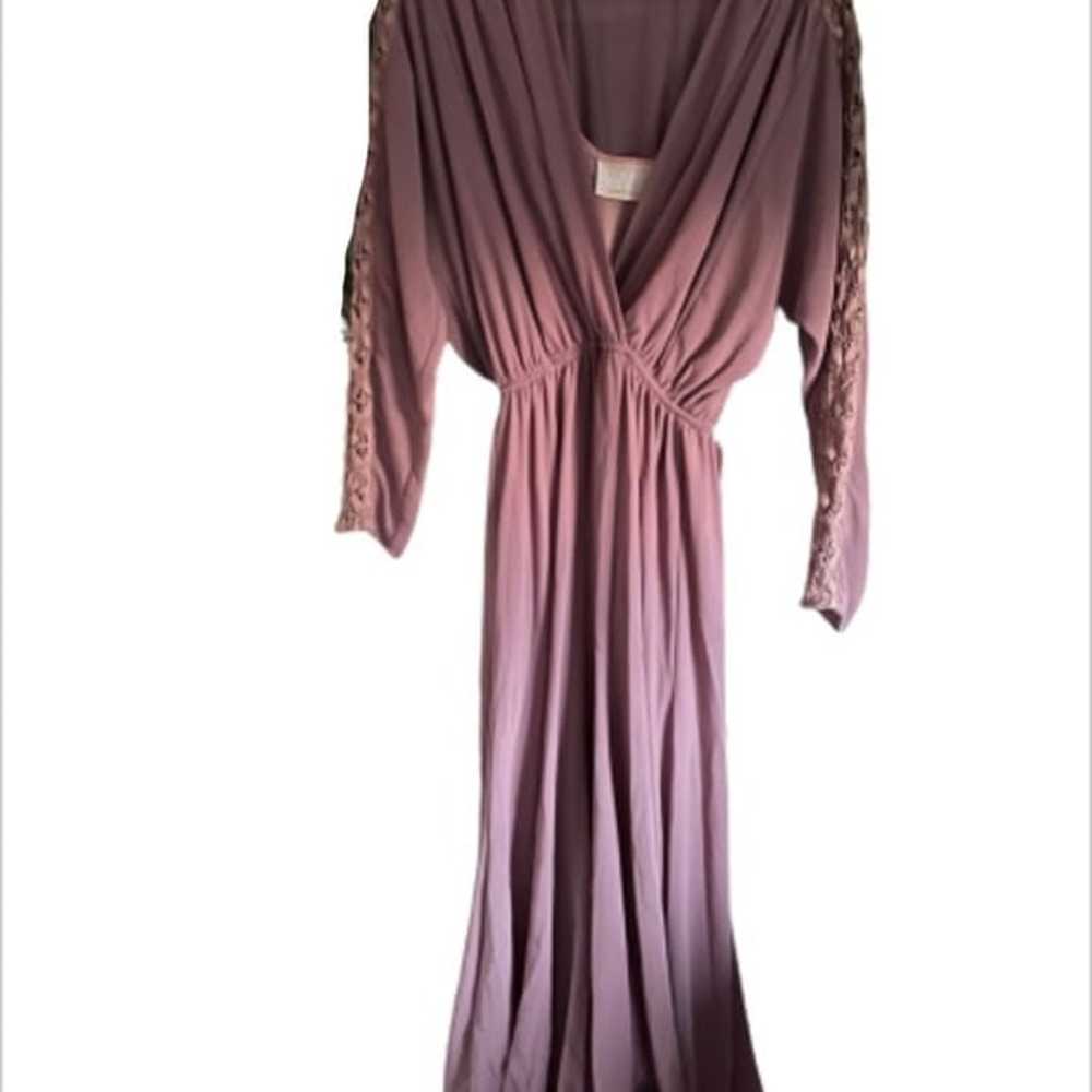 Vintage Spencer Alexis Purple Maxi ankle Dress - image 9