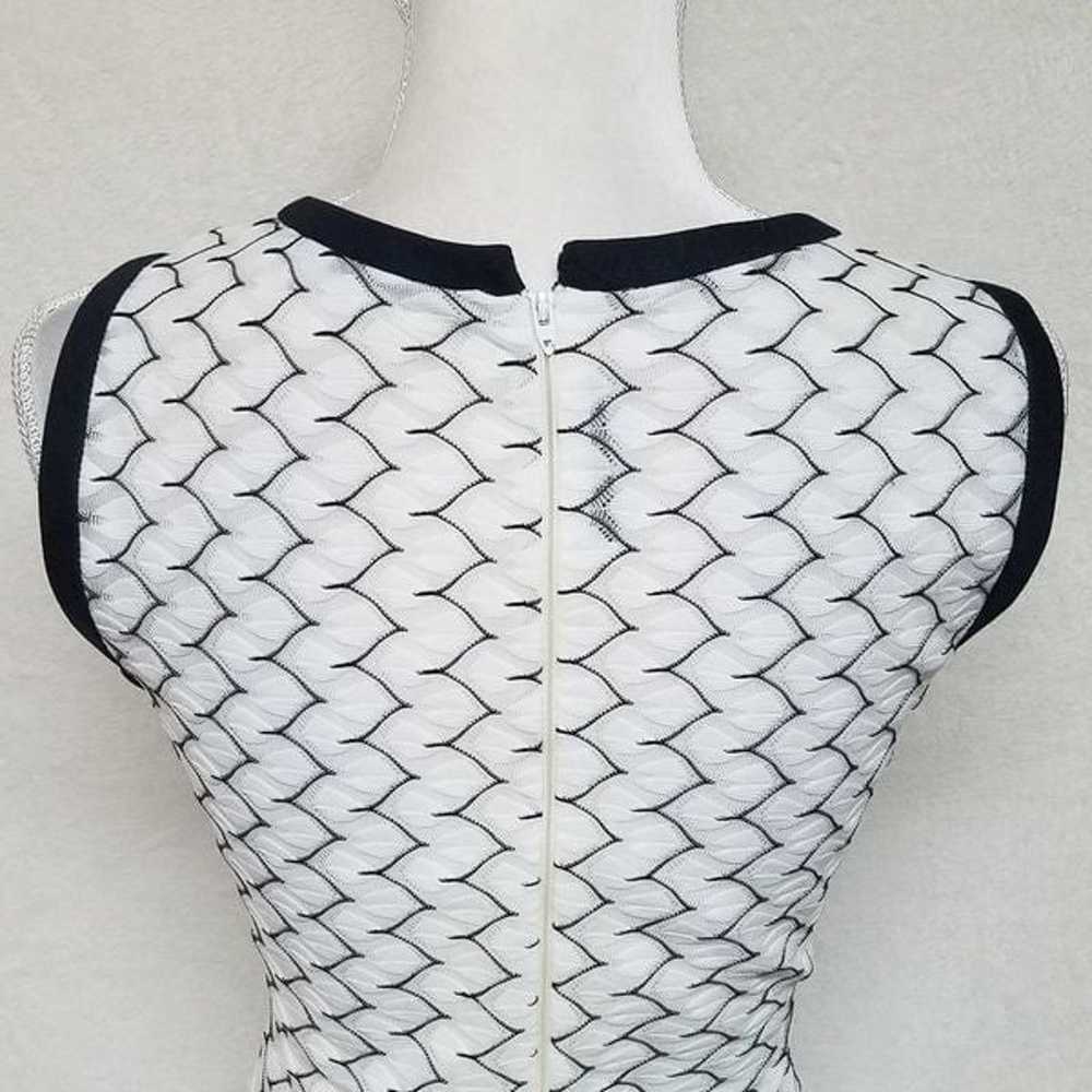 Vintage 60s Fred Rothschild Zig-Zag Feather Knit … - image 11