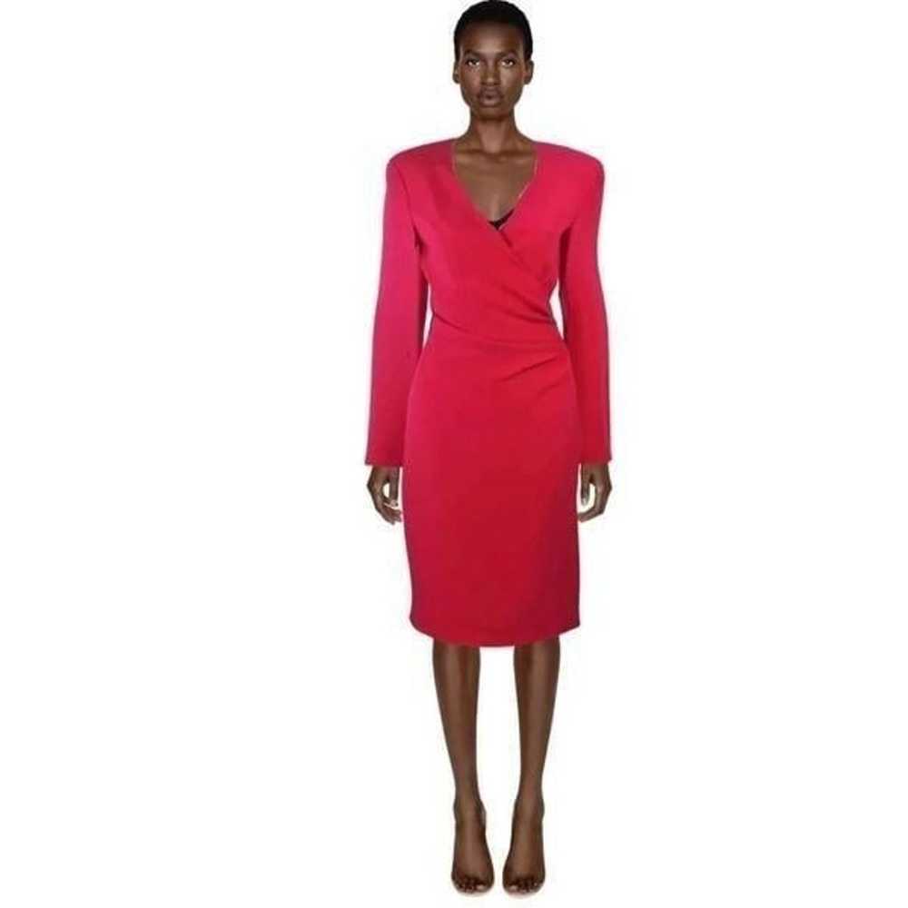 Vintage Giorgio Armani Collection Magenta Drape S… - image 1