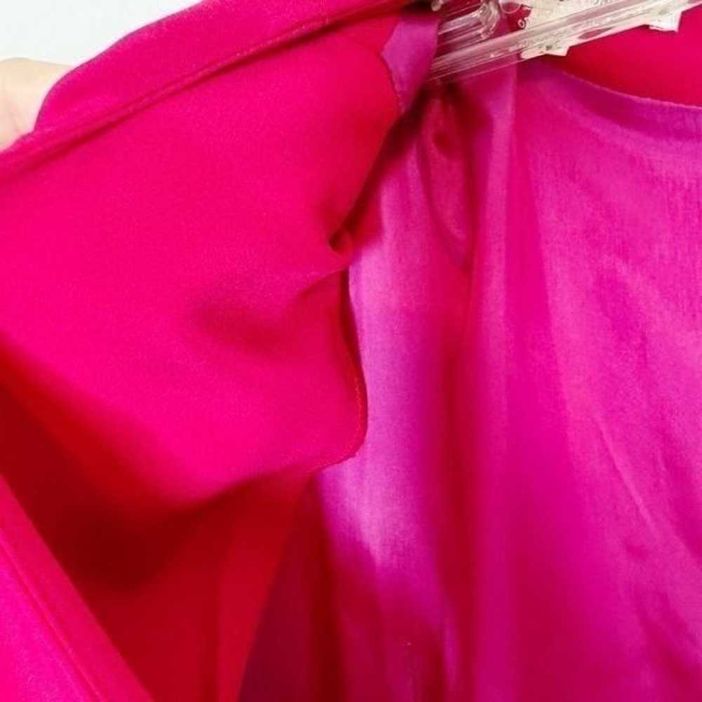 Vintage Giorgio Armani Collection Magenta Drape S… - image 9