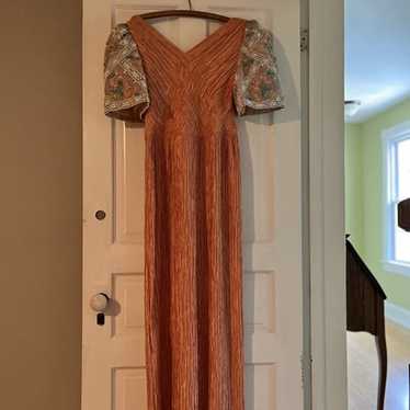 Vintage Mary McFadden Couture Beaded Evening Dres… - image 1