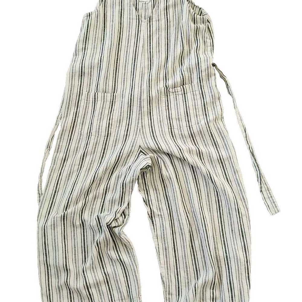 Sonoma Romper Jumpsuit Extra Large Belted Striped - image 3