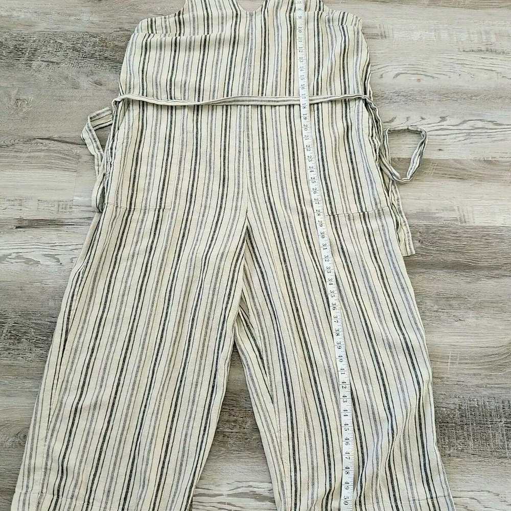 Sonoma Romper Jumpsuit Extra Large Belted Striped - image 5