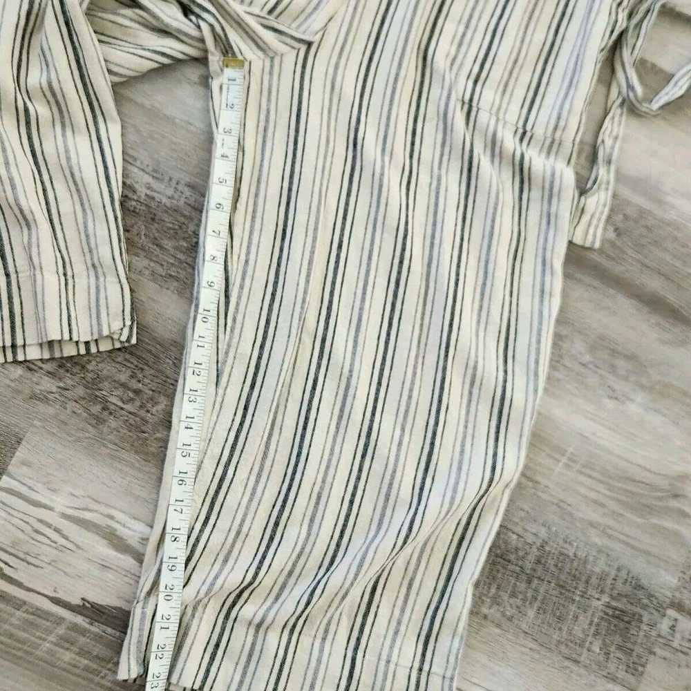 Sonoma Romper Jumpsuit Extra Large Belted Striped - image 6