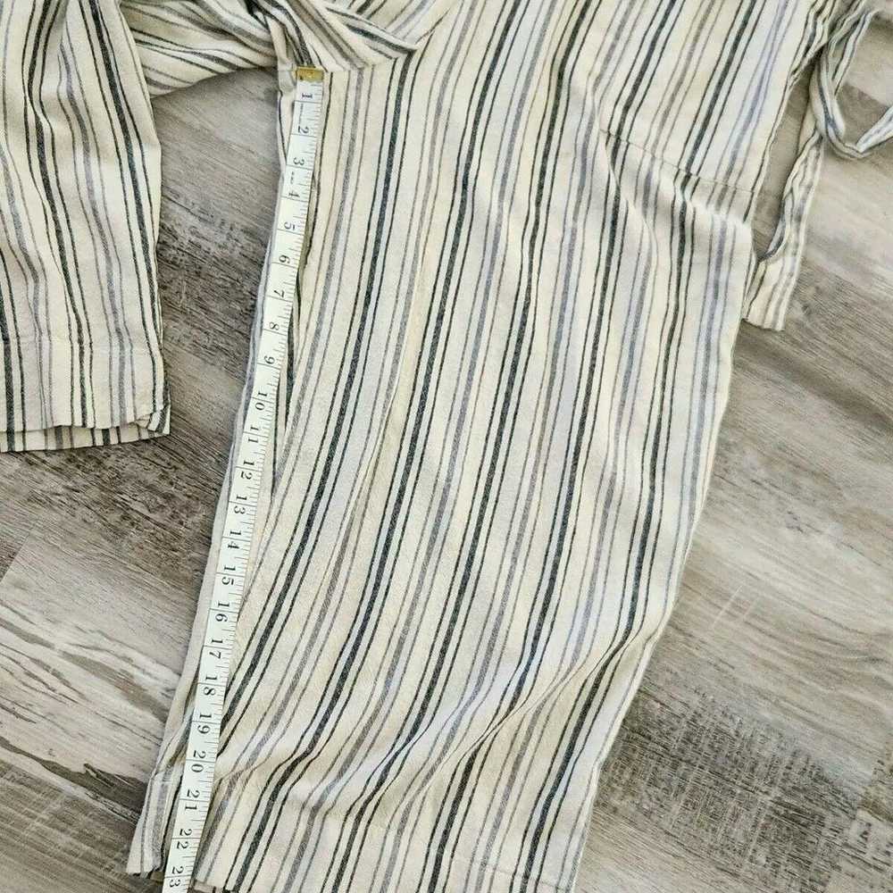 Sonoma Romper Jumpsuit Extra Large Belted Striped - image 7